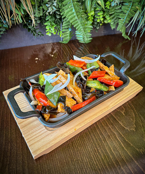 Sizzler Tofu caseiro 