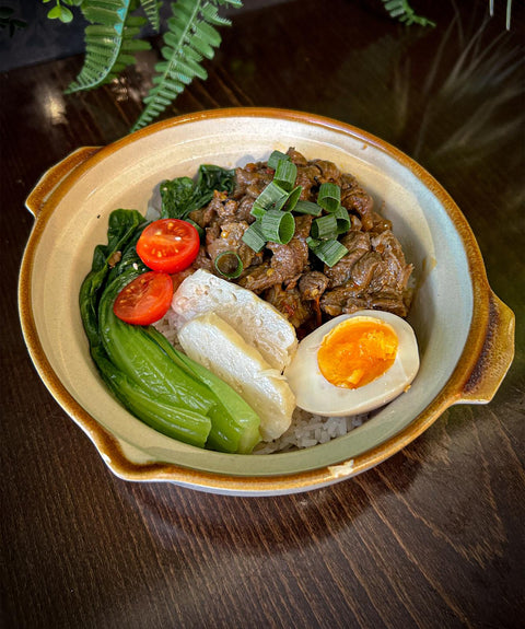 Caçarola de Arroz Carne de Vaca Estufada